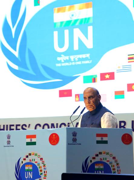 रक्षा मंत्री ने संयुक्त राष्ट्र शांति सेना योगदानकर्ता प्रमुखों के सम्मेलन में दिया ‘4सी सूत्र’ – परामर्श, सहयोग, समन्वय और क्षमता निर्माण पर जोर