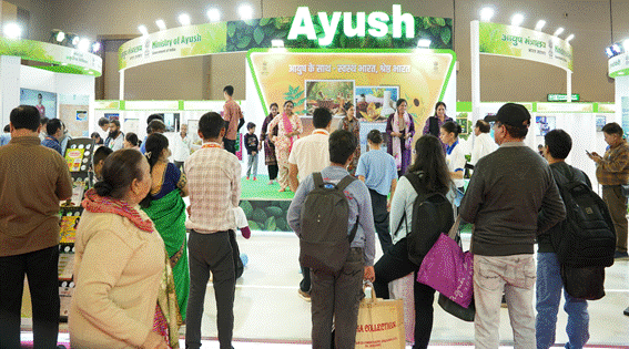 भारतीय अंतरराष्ट्रीय व्यापार मेला 2025 में ‘आयुष मंडप’ बना मुख्य आकर्षण