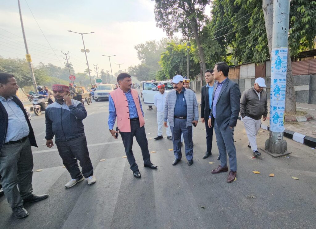 वीवीआईपी आगमन की तैयारियो का नगर आयुक्त ने लिया जायज़ा