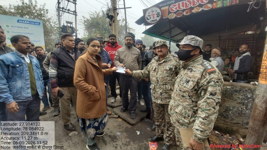 मेडिकल रोड पर नगर निगम ने हटवाया अतिक्रमण: यातायात व सफ़ाई में बाधक अतिक्रमण को महाबली ने किया ध्वस्त