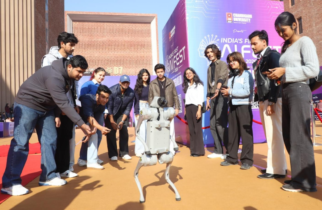 चंडीगढ़ यूनिवर्सिटी ने लॉन्च किया भारत का पहला 'एआई फेस्ट – 2026'; रजिस्ट्रेशन पोर्टल किया लॉन्च