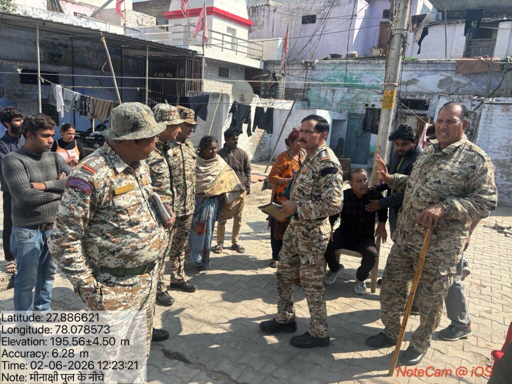 रामा देवी भवन (सुदामापुरी) प्रकरण में अवैध तोड़फोड़ पर नगर आयुक्त ने लिया एक्शन