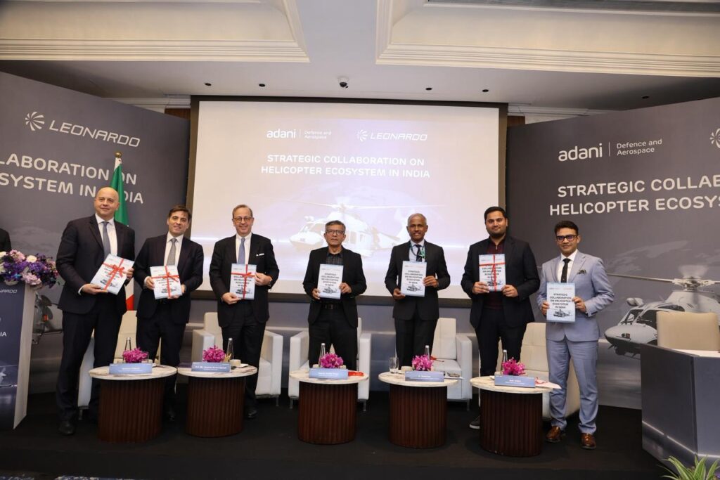 अदाणी डिफेन्स एंड एयरोस्पेस और लियोनार्डो फोर्ज भारत में बनाएंगे हेलीकॉप्टर