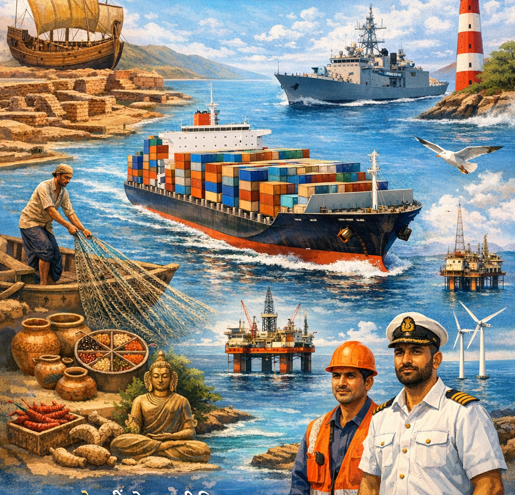 समुद्री विरासत, व्यापार और राष्ट्र निर्माण की धुरी