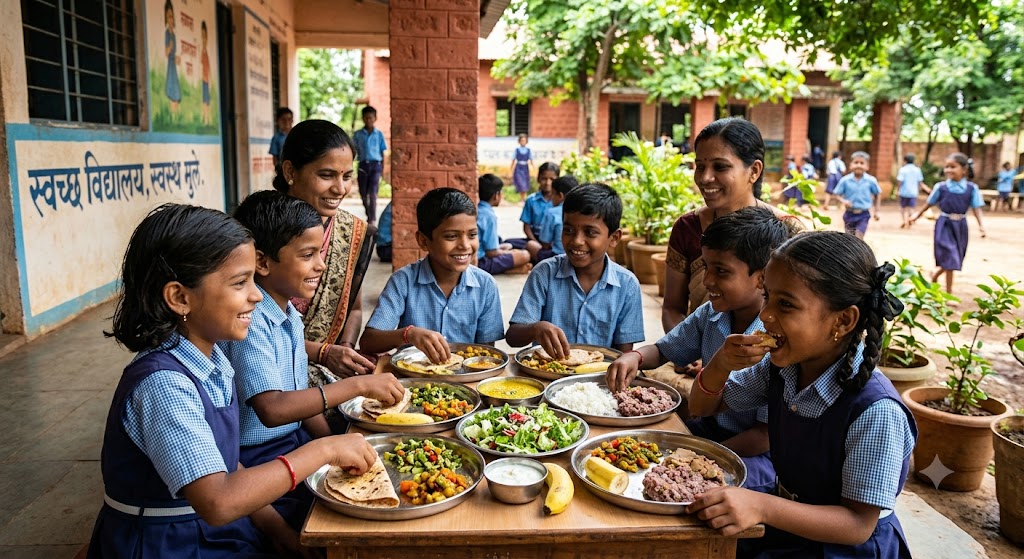 महाराष्ट्र सरकार की सराहनीय पहल : उन्नत बचपन की पहली शर्त-स्वस्थ भोजन, स्वस्थ भविष्य