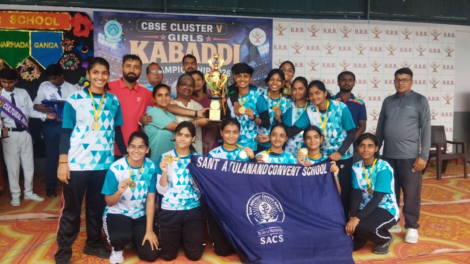 संत अतुलानंद की छात्राओं ने कबड्डी (U -19) में जीता स्वर्ण पदक