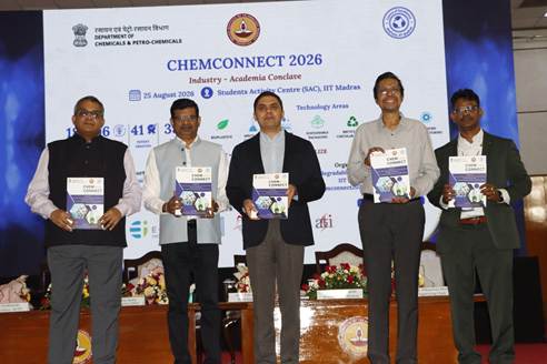 रसायन और पेट्रो-रसायन विभाग ने आईआईटी मद्रास में पहले केमोकनेक्ट 2026 का आयोजन किया